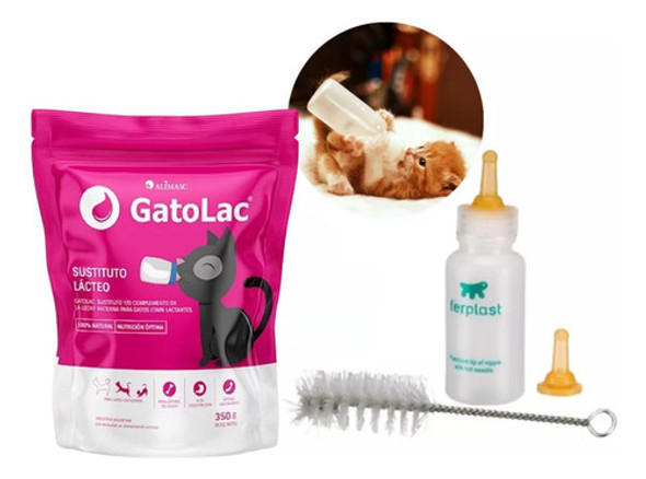 Gatolac Leche Gatos Gatitos Cachorros Sustituto Lacteo 350gr 0