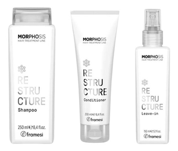 Kit Framesi Restructure Home Shampoo + Acond + Leave In 0 Kit Framesi Restructure Home Shampoo + Acond + Leave In 0