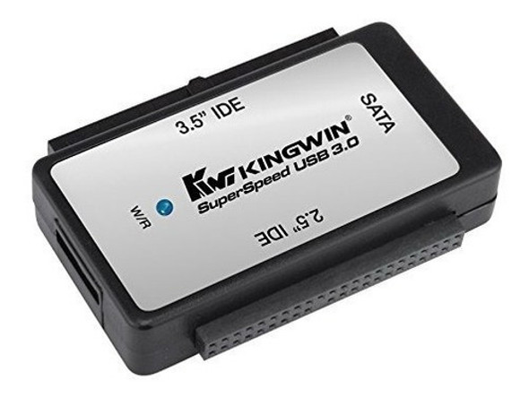 Adaptador Kingwin Usb 3.0 A Sata E Ide Para Unidades De Disc 0