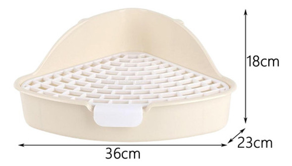 Caixa De Areia Para Potty Trainer Lateral Alta Bege 1 Caixa De Areia Para Potty Trainer Lateral Alta Bege 1