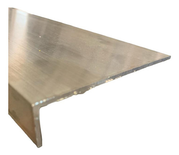 Perfil De Aluminio L 100x20mm Natural - Largo X 6 Metros. 0