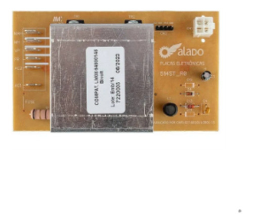 Placa De Potência Bivolt Para Lavadora Lm08 Fwl22 64800148 0