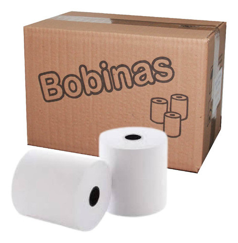 Bobina Térmica 80x40 Pdv Cupom Fiscal Caixa 20 Rolos 0