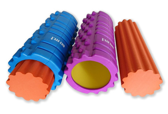 Rolo 2 En 1 Rodillo Texturado Masajes Yoga Pilates Get Fit! 1 Rolo 2 En 1 Rodillo Texturado Masajes Yoga Pilates Get Fit! 1