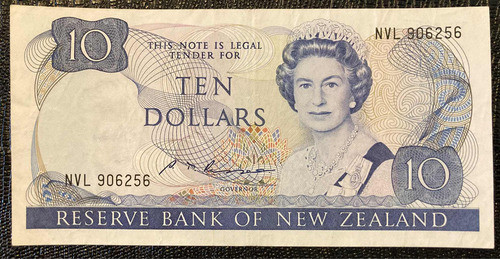 Cédula Da Rainha Elizabeth Nz 0