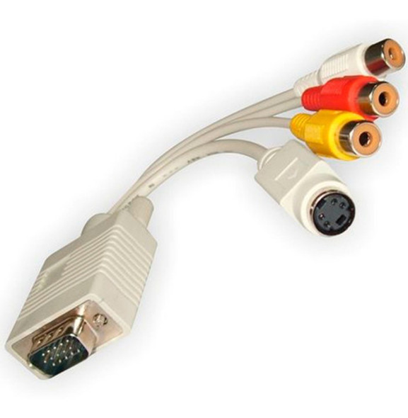 Cable Vga M A Rca O S-video Nisuta Ns-cvgrc Con Audio 0