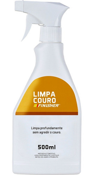 Limpa Couro Banco Automotivo Jaqueta Bota Finisher 500ml 0 Limpa Couro Banco Automotivo Jaqueta Bota Finisher 500ml 0