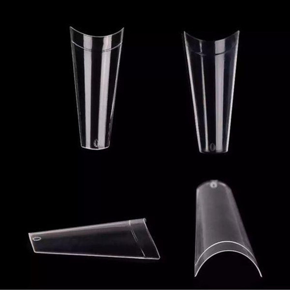 Tips Bailarina 120 Un Transparente Curvatura C Helen Color 0