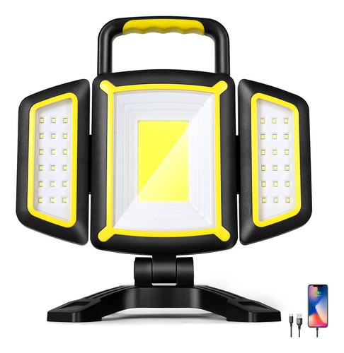 Luz Magnética, Luz De Trabajo Led Portátil Con 5 Modos De Lu 0