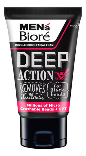 Sabonete Facial Masculino Bioré Facial Deep Action 100g 0 Sabonete Facial Masculino Bioré Facial Deep Action 100g 0