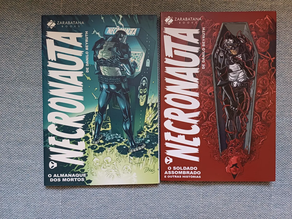 Necronauta by Danilo Beyruth – 2-Issue Comic Set (Used, Near Mint) | Zarabatana Books – Portuguese Edition