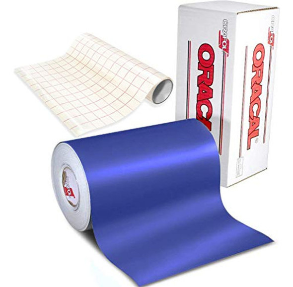 Vinilo Adhesivo Para Manualidades Oracal 631, Color Azul Bri 0