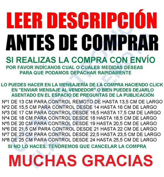 Funda Universal Acolchada Control Remoto X 20 Unidades 1 Funda Universal Acolchada Control Remoto X 20 Unidades 1