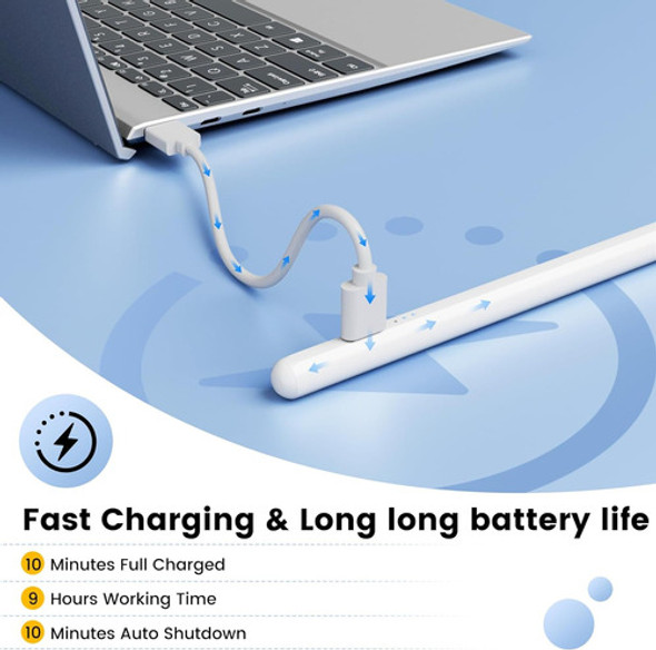 Lapiz Para Tablet Activo Blanco Rechazo De Palma Blanco 1