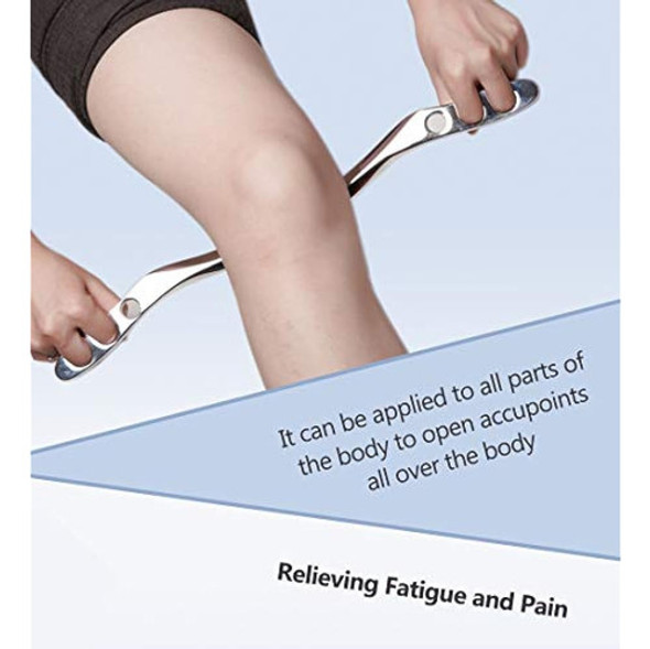 Herramienta De Masaje De Raspado Gua Sha De Acero Inoxidable 1