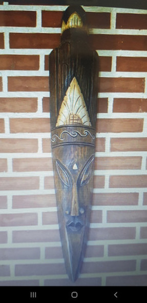 Máscara De Madera Indonesia 1