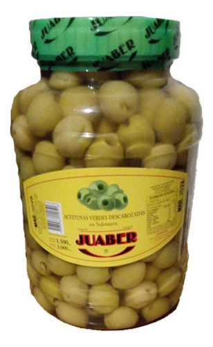 Aceitunas Verdes Descarozadas 1.5 Kg Nº 0 Juaber 0