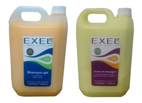 Shampoo Exel Trigo Linea Gel + Enjuague Peluqueria Cabello 0