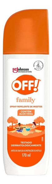 Repelente Off Family 170ml Mosquito Dengue Zika Virus Gamer 1