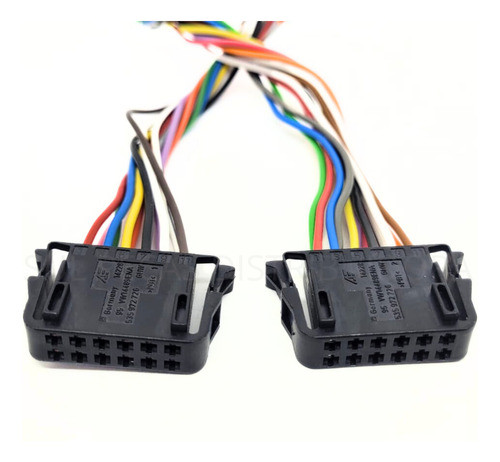 2- Plug Conector P/ Retrovisor Eletrico Tilt Down Gol Voyage 1