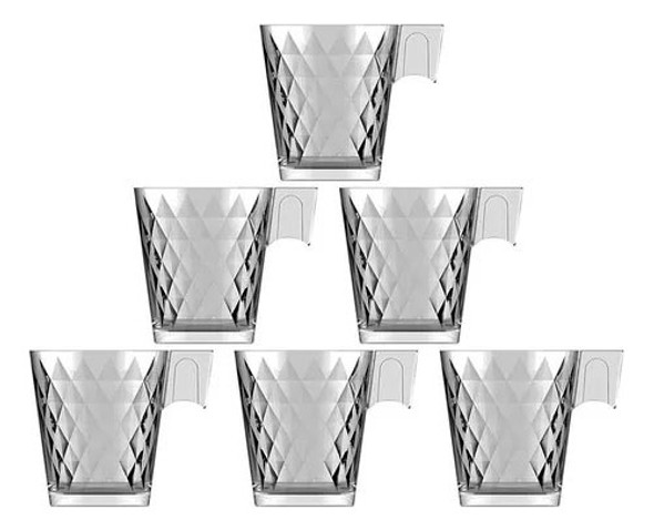 Xícara Café Expresso Napoli Diamond Kit C/ 6 Le Cook 0 Xícara Café Expresso Napoli Diamond Kit C/ 6 Le Cook 0