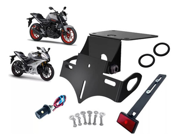 Portamatricula Rebatible Yamaha Mt-03 Mk Motos #03 0