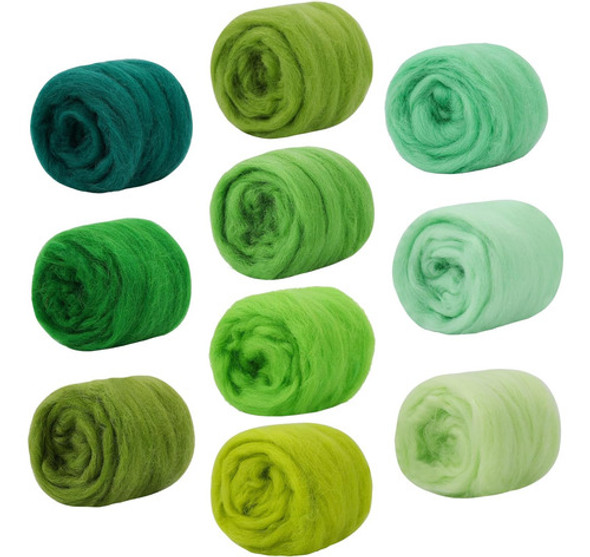Lana De Fibra De 10 Colores Para Telar, 10gr Por Color 0