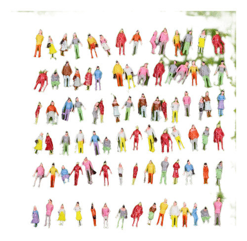 P150cn 100 Piezas 1: 150 Pintado Figuras Modelo De Trenes N 0