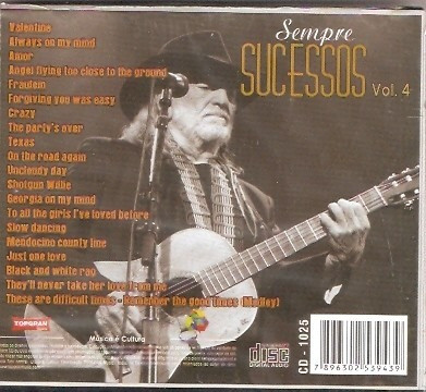 Cd Willie Nelson - Sempre Sucessos - Vol. 4 1