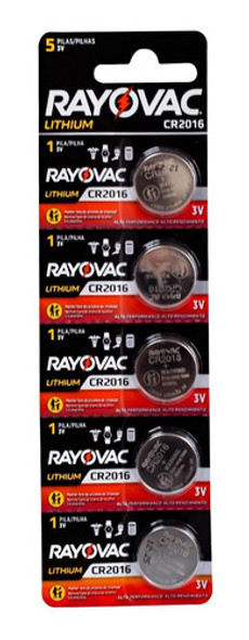 Pila Cr2016 3v Blister X 1 Pila Rayovac Pila Boton Cr 2016 1
