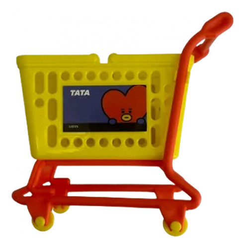 Mini Carrinho De Supermercado Decorativo Modelo Bt21 Tata 0