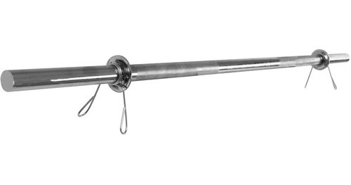 Barra De 1,2m Reta Maciça Para Treino + Presilha 0