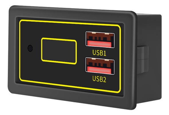 Indicador De Voltagem: Bateria De Carro, Carga Rápida Usb Du 0