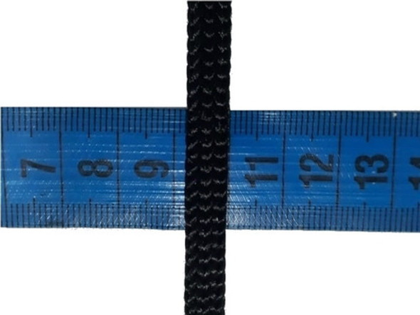 Cordão Artesanato Fio 8mm 70 Metros Preto Lembrancinhas Ima 1