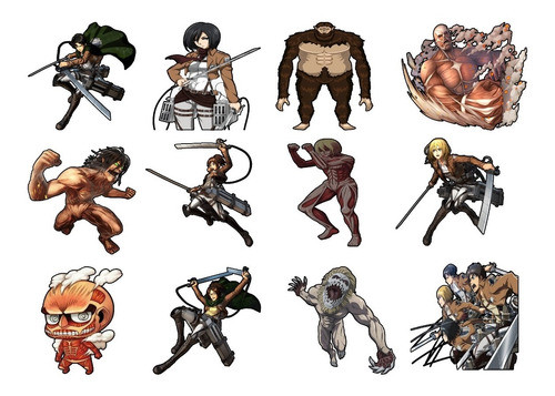 Termocolantes Attack On Titan Para Tecido, Apliques De Roupa 0