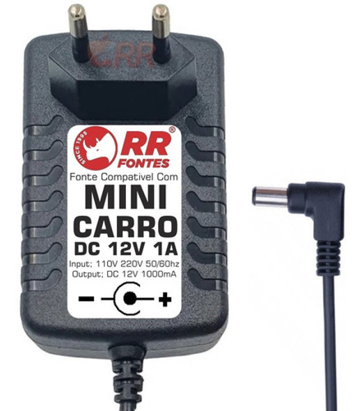 Fonte Carregador 12v 1a Para Babycars Mini Carros Mini Moto 0