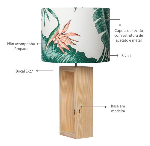 Abajur Arkana Carambola 1