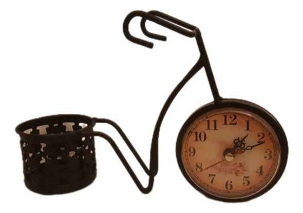 Reloj Bicicleta Con Lapicero V Decoración Escritorio Hogar 0