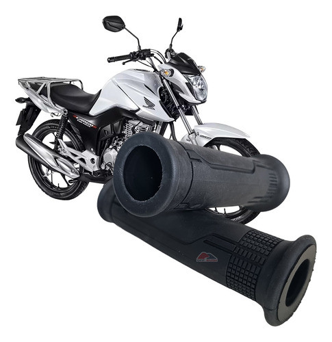 Manopla Atacado C/ 5 Vazada Cg 125 160 Fan Titan Cargo 1
