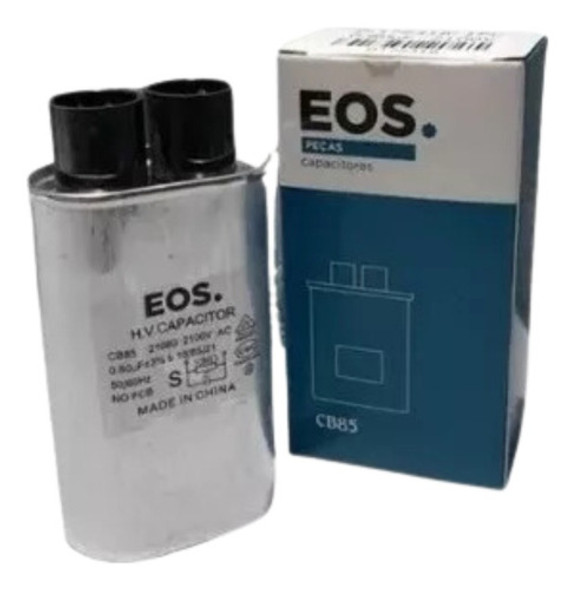 Kit 05 Capacitores Microondas 0,80uf 2100v - Eos 0
