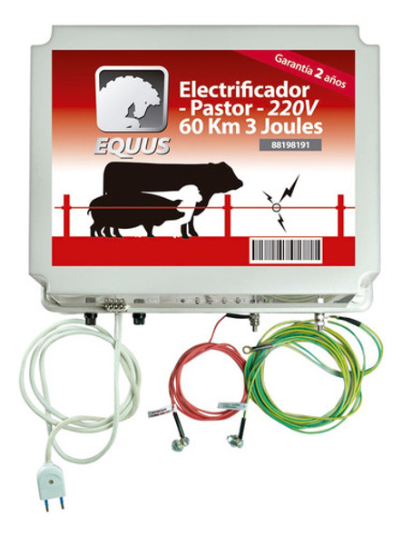 Electrificador Pastor Equus 60 Km 3 Joule 0