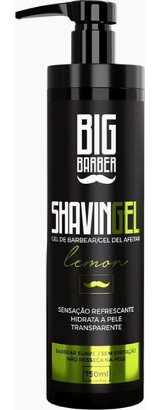 Shaving Gel De Barbear Big Barber 750ml Lemon Barba 3 Unidad 1 Shaving Gel De Barbear Big Barber 750ml Lemon Barba 3 Unidad 1