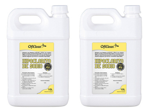 Hipoclorito De Sodio Puro 20lts Para Piscinas 0