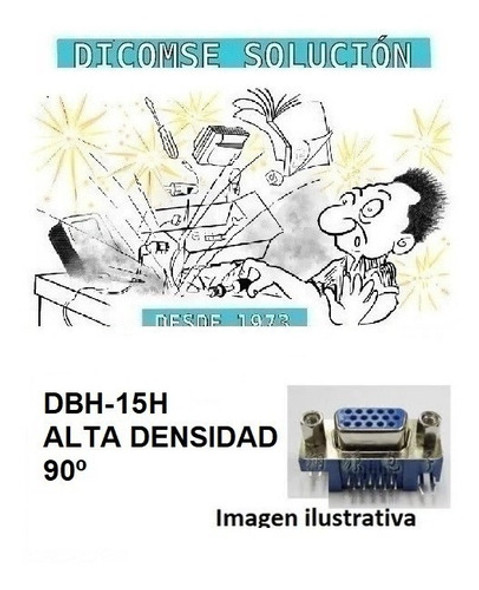 Dbh15 -ci Ficha D-b15 90° Cic Imp  Alta Densidad   Hembra 0