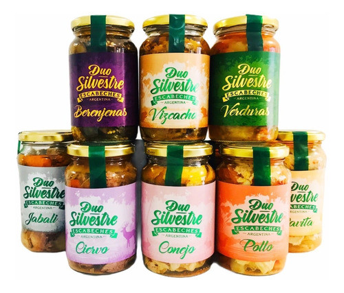 Escabeches Duo Silvestre X 5 Pavita Ciervo Jabalí Llama Otro 0