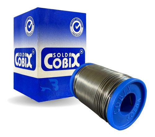 Solda Estanho 1mm 60x40 (snxpb) C/ Fluxo Rolo 250g - Cobix 0