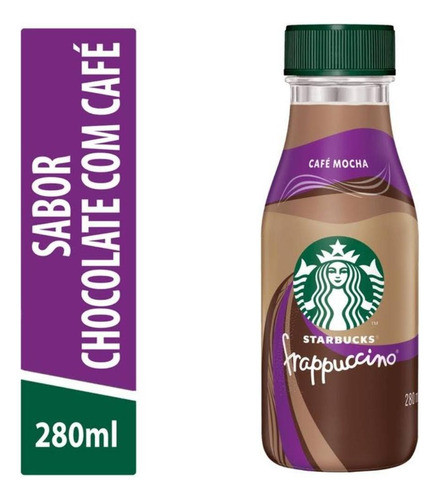 Bebida Láctea Starbucks Frappuccino Café Mocha 280ml 0