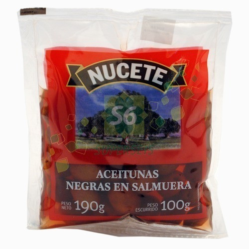 Aceitunas Nucete Negras 100 Grs X 17 Unidades 0