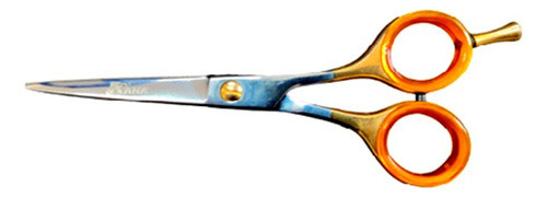 Tesoura De Cabelo Prata E Dourada Fio Laser 5 Cod 619 0