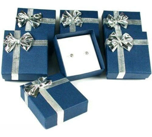 Findingking 6 Cajas De Pendientes Bowtie Gift Wrap Jewelry D 0